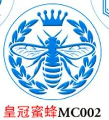 Bee Crown Милая ПЭТ восковая печать латунная головка деревянная ручка, для скрапбукинга, для воска медная печать, Лига DIY подарок Древняя печать штамп высокого качества - Цвет: Bee Crown