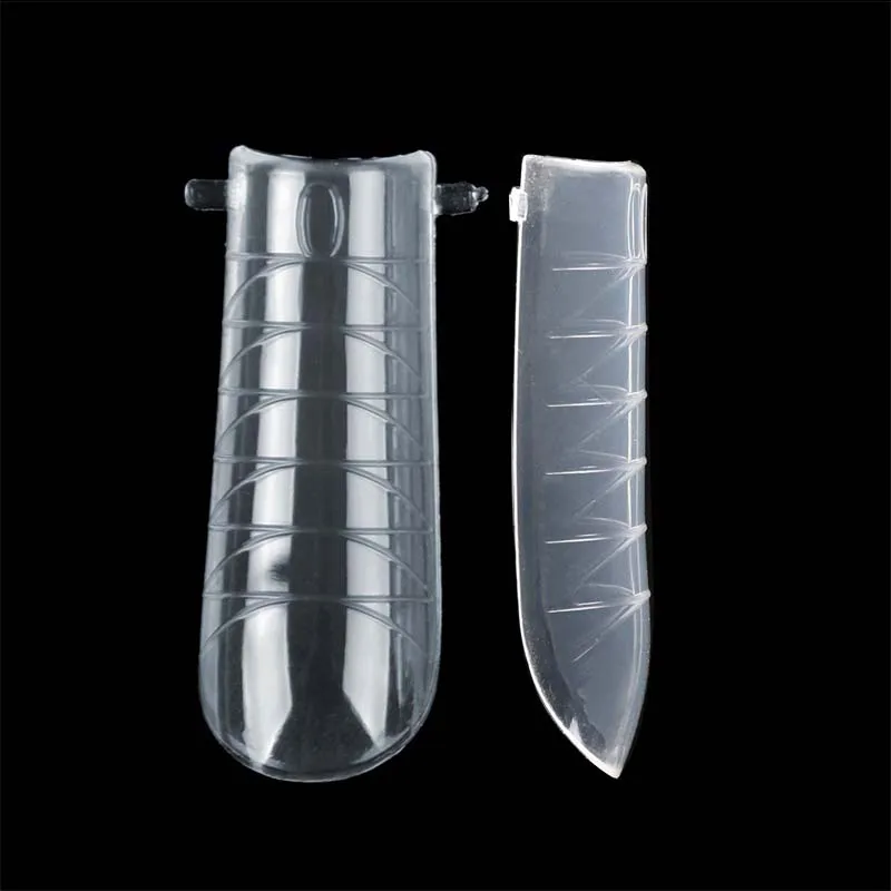 

120pcs Squre Nails Clear Nails Form Tips with Scale ABS Full Cover Fasle Nail Art Artificial Acrylic Gel Nail Tip Decals