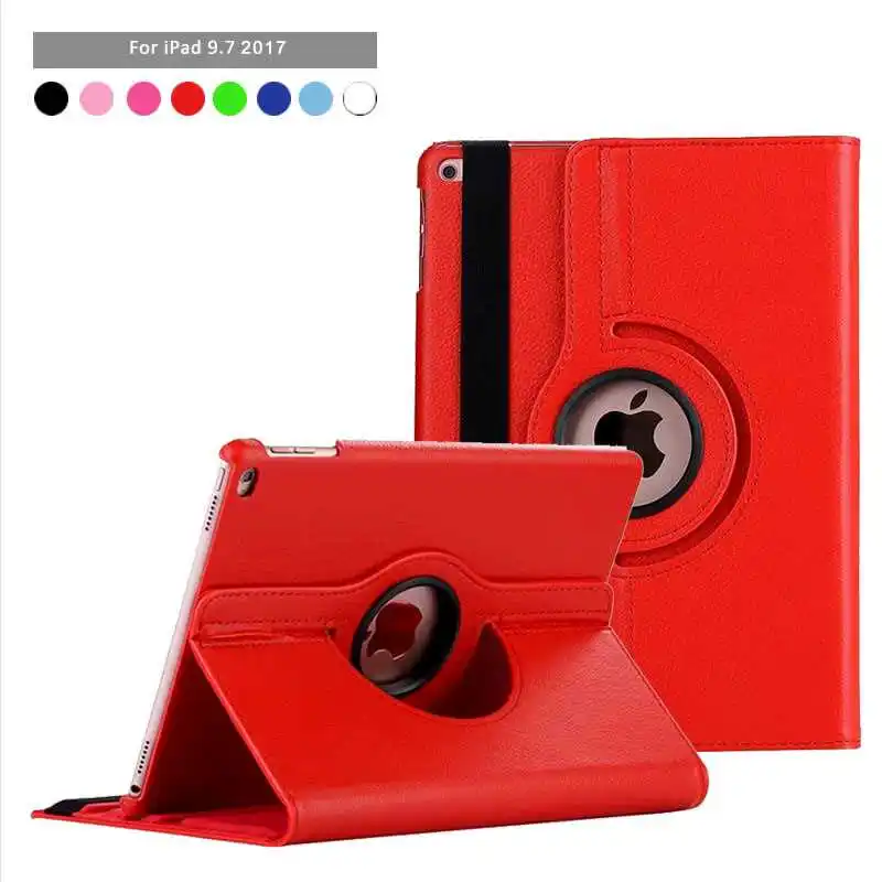 

Joomer 360 Rotation Flip Stand Leather 9.7"For iPad 9.7 2017 Case For iPad 5 2017 A1822 A1823 Tablet Case Cover