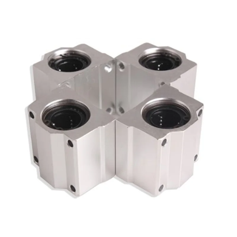 

4 Pcs SC20UU 20mm Aluminum Linear Motion Ball Bearing Slide Bushing for CNC