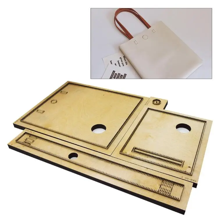 Japan Steel Blade Rule Die Cut Steel Punch Shoulder Bag Cutting Mold Wood Dies For Leather