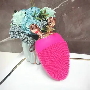 

2 In 1 Electric Face Washing Cleaning Massager Waterproof Silicone Facial Cleansing Brush Blackhead Remover Face Cleaner Device