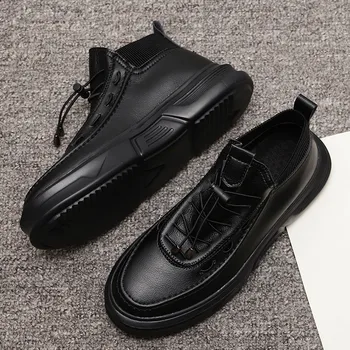 

Four Seasons Running Shoes Men Lace-up Athletic Trainers Zapatillas Sports Shoes Men Outdoor Walking Sneakers 2020 Hot Sale