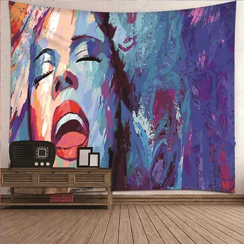 

New Listi Uxury Designer Art Tapestry Horror Halloween Tapestry Decoration Funny Gift To Adult Kids Sofa Throw Blankets Yoga Mat