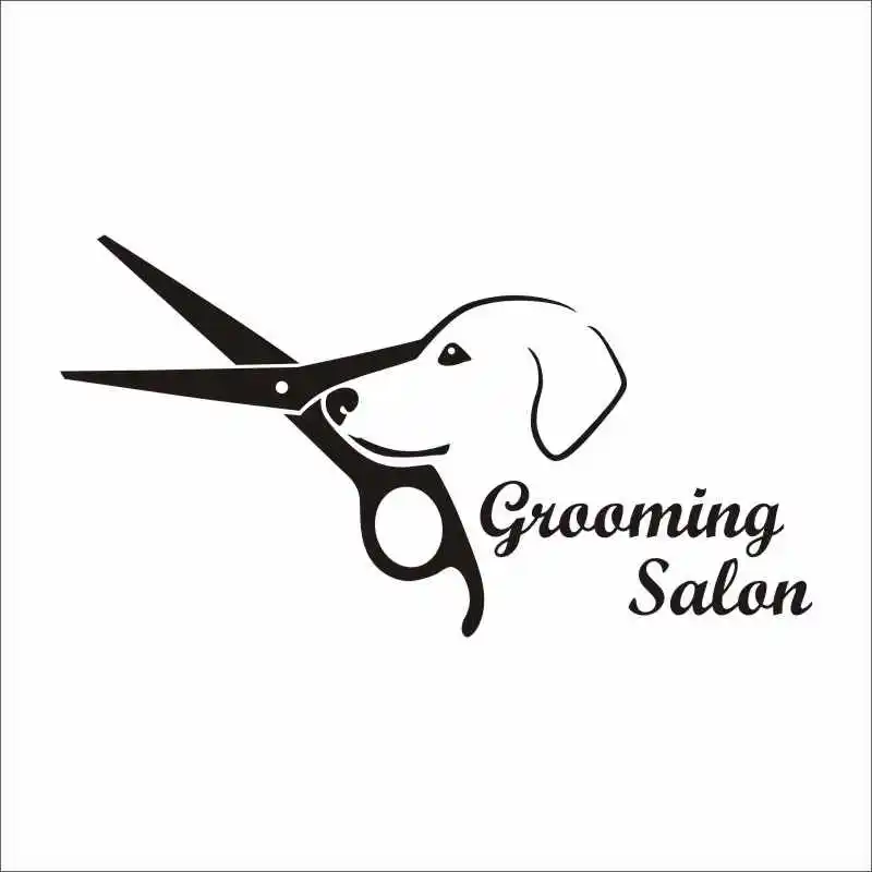 dog grooming decals