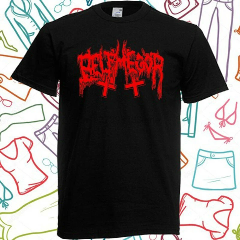 Новый Belphegor Death металлическая лента логотип мужская Черная Футболка размер S M L XL