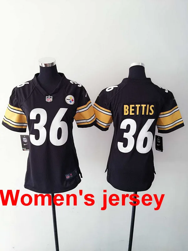 Женщины дамы Все сшитые Питтсбург s#84 Antonio коричневый#7 Ben Roethlisberger#25 Бруны#26 LeVeon Bell Джерси - Цвет: Синий