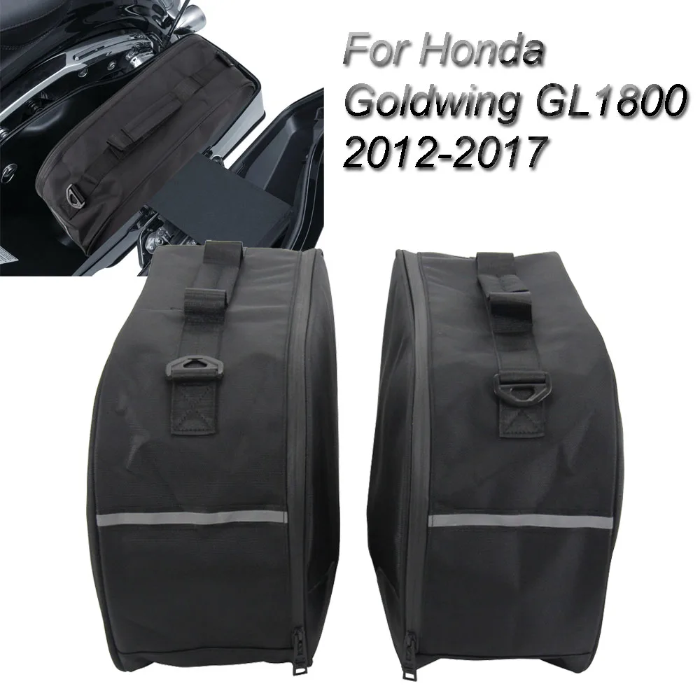 Motorcycle Trunk Saddlebag Saddle Bags Liner Set For Honda Goldwing