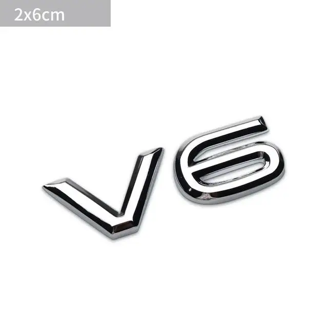 Metal Car Letters 330 380 TSI 530 V6 Sticker Emblem Badge