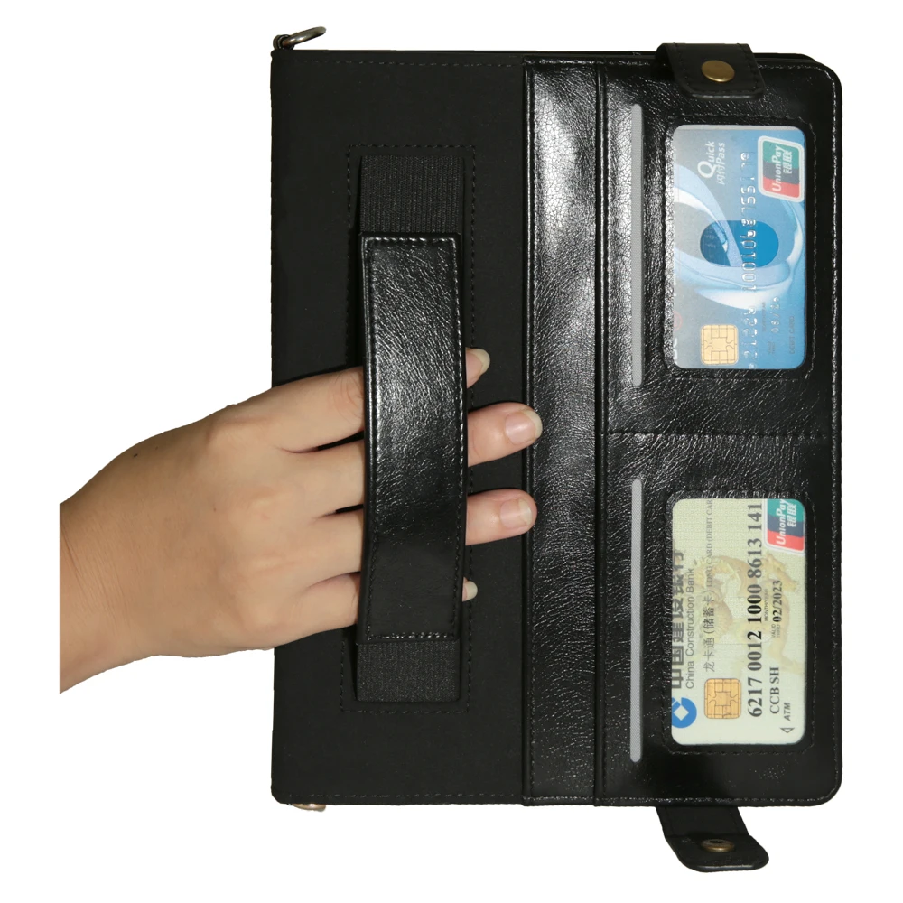 Для iPad Pro 11 дюймов чехол ремень через плечо сумка дизайнерский кожаный чехол держатель ручки для карточек модный бизнес для мужчин женщин легко носить с собой