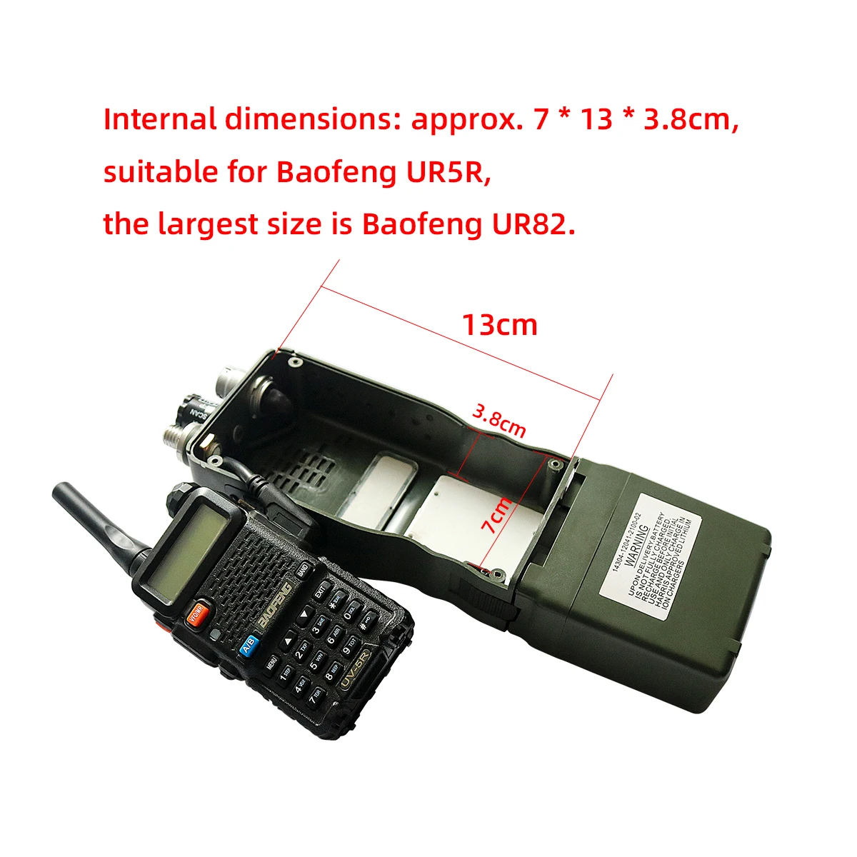 Тактический AN/PRC-152 PRC 152 Харрис макет радиоприемника чехол, военная рация-Walkie модель для Baofeng Радио, без функции