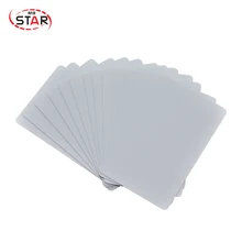100 шт./упак. 13,56 МГц ПВХ RFID пустой карт с чипом ISO14443A Стандартный MF совместимый чип-карта 125KHz ID TK4100; смарт-карты