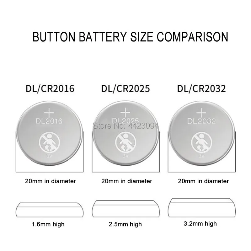 2 шт. cr 2032 абсолютно аккумулятор для DURACELL cr2032 3v кнопочная ячейка батарейки-таблетки для мобильного часо-компьютерные Игрушки