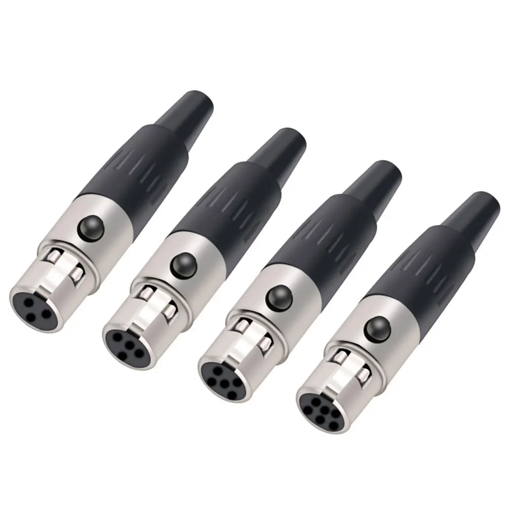 soquete xlr 10 mini xlr 3pin 4pin 5pin 6pin 01