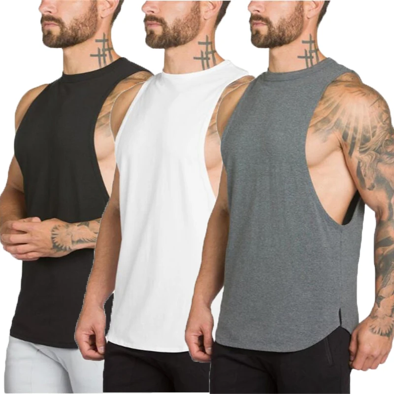 Threadbare 3 Pack Vests for Men Mens Clothing T-shirts Sleeveless t-shirts 