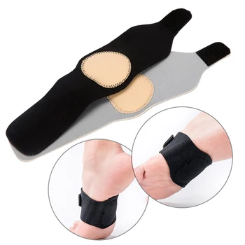 

Neoprene & Cloth Feet Arch Support Brace Belts，Plantar Fasciitis Gel Strap Foot Care Brace Wrap Pads
