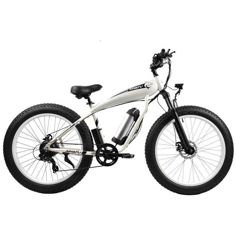 MYATUOff-road beach snowmobile 4.0 super wide tires electric mountain bike speed adult male and female students bicycle