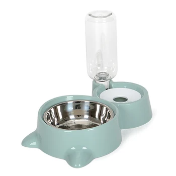 

Automatic Pet Feeder Water Dispenser Cat Dog Drinking Bowl Dogs Feeder Dish Cat Feeding Watering Supplies For Cat Dogs Caring