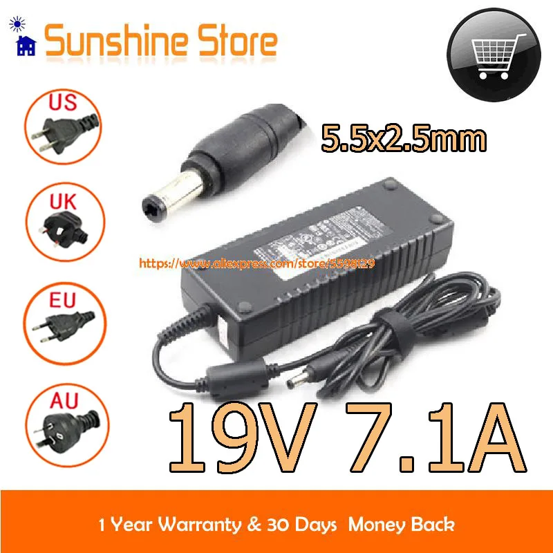 

Genuine Delta 19V 7.1A 135W Adapter AP.13503.004 ADP-135DB SADP-135EB Charger For ASPIRE 1623LMI ASL5100 2602WLCI 9810 G71GX A4K