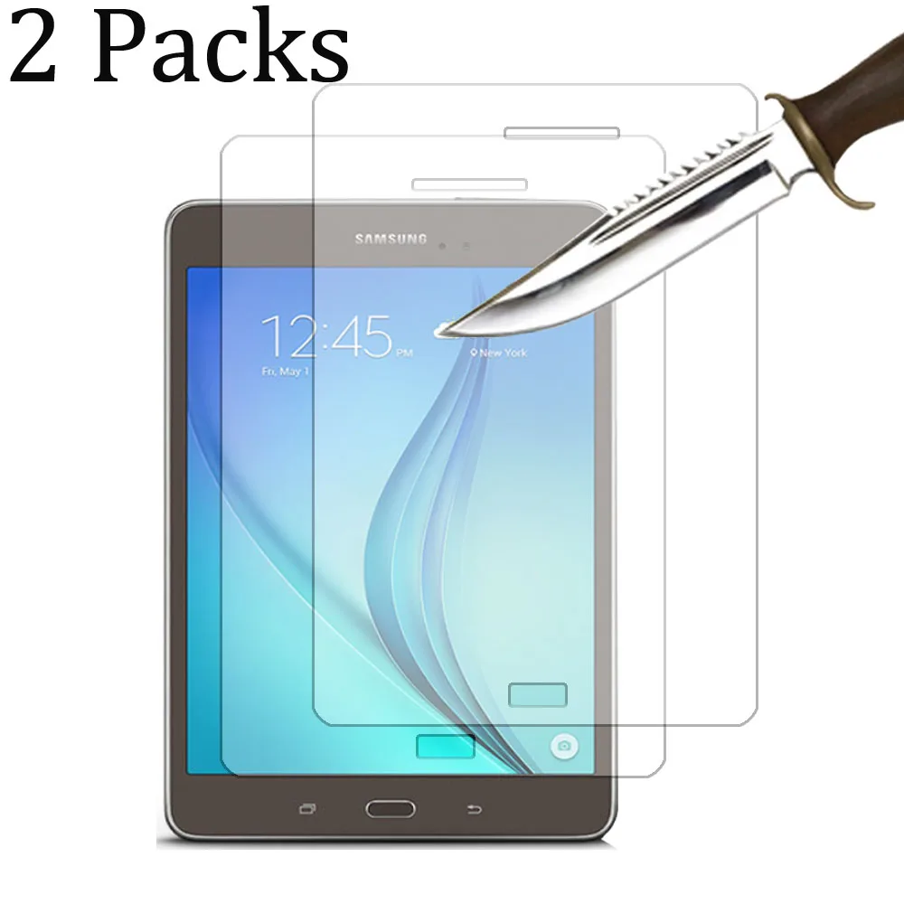2xTempered Glass Screen Protector For Samsung Galaxy Tab A 8.0 2015 T350 T355 US 