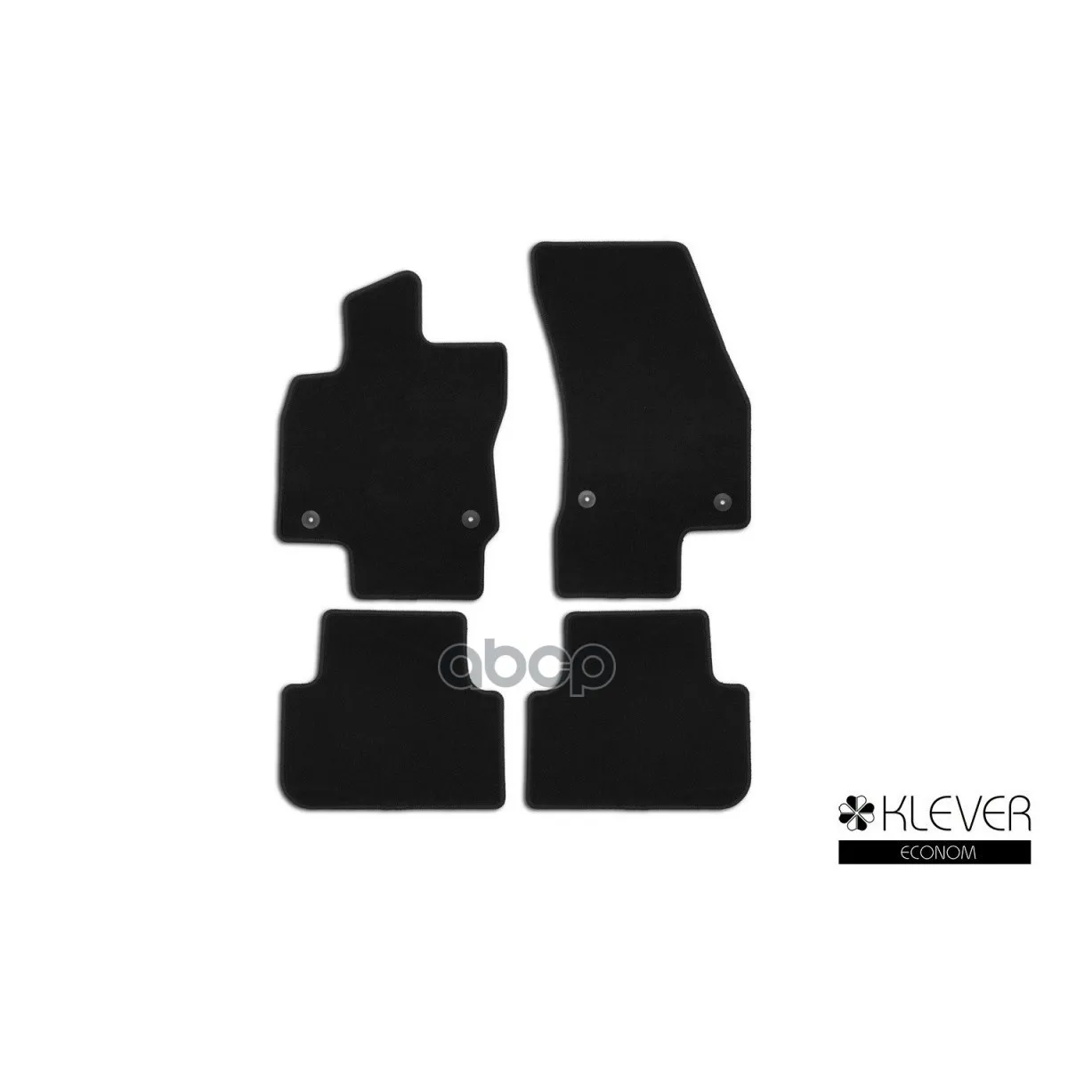 Коврики В Салон Klever Econom Volkswagen Tiguan,-, Кросс., 4 Шт.(Текстиль) Klever арт. KLEVER01514701200k