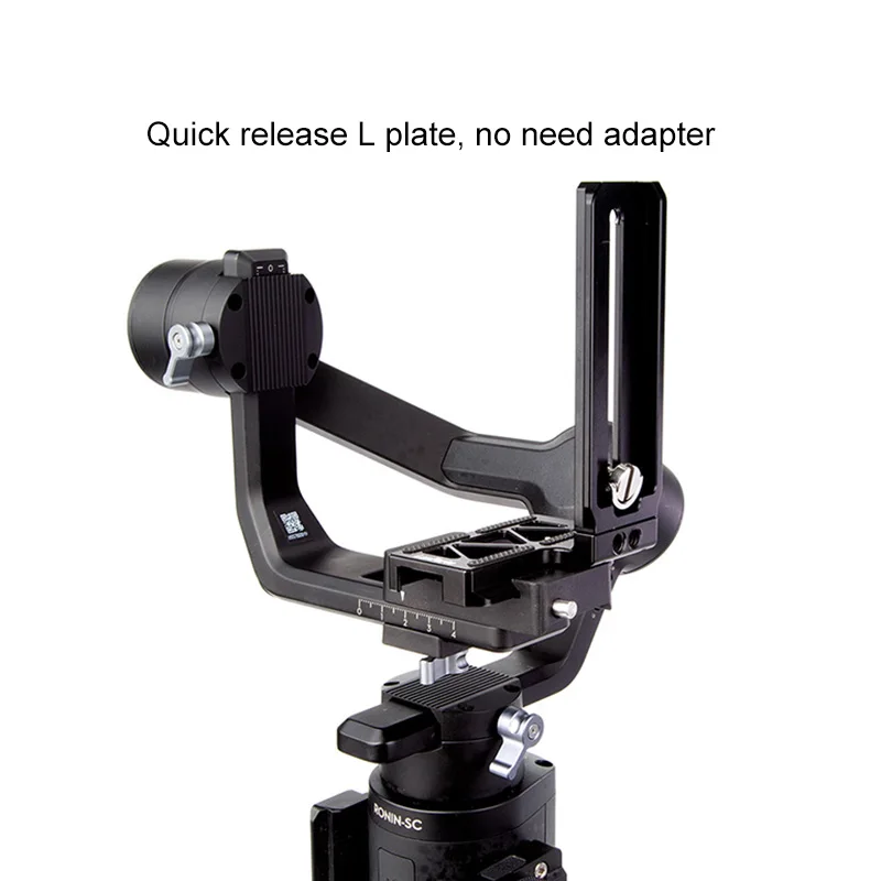 DJI Ronin-SC ＋DJI Lブラケットプレート カウンターウェイト付き Amazon.com : Lanparte Ronin SC L Bracket Mount Vertical
