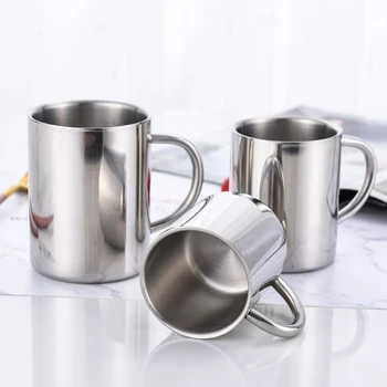 

220ml/300ml/400ml Stainless Steel Mug Double Wall Travel Tumbler Insulation Coffee Milk Mug Tea Cup