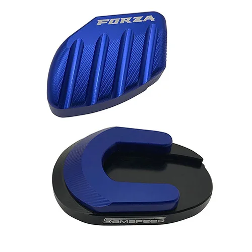 Для HONDA Forza 300 Forza 125 250 Forza300 аксессуары для мотоциклов боковая откидная подножка подставка удлинитель тормозные колодки - Цвет: 1 Set Blue