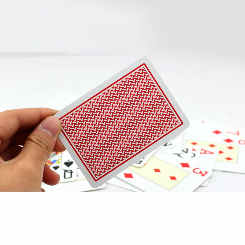 red Бельгия импорт Техаса Hold'em для инфракрасных контактных линз магический трюк колоды анти азартные обманки покер фальшивые карты - Цвет: red