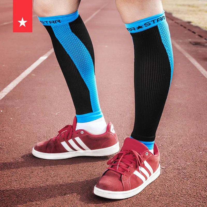 

Laura Star Sports Guetre-m Men's Shank Running Marathon Outdoor Riding Compressor Can Foot Sock Women's Breathable