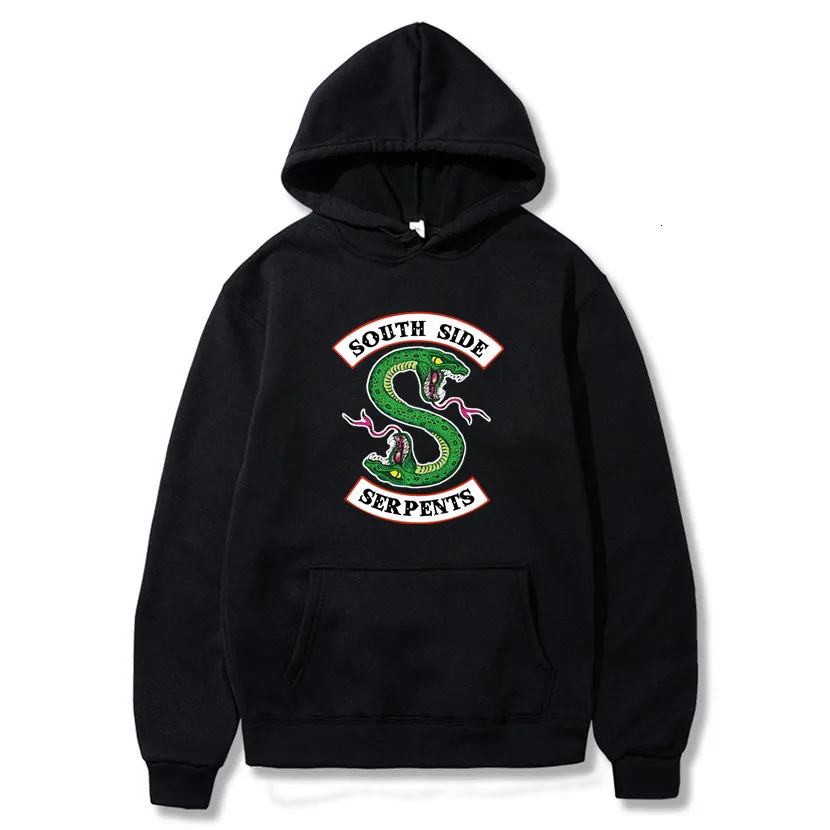 Толстовка мужская с капюшоном South Side Serpents Свитшот в стиле хип хоп уличная одежда