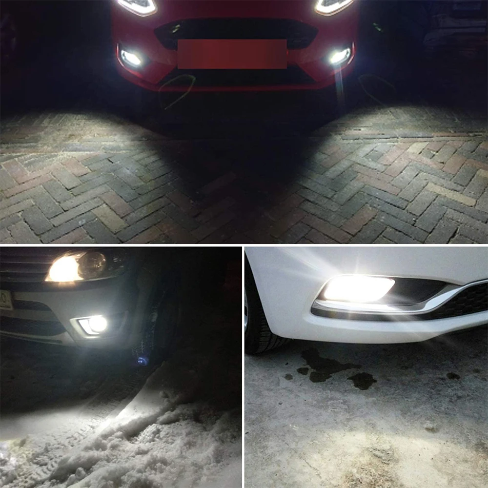 2Pcs For Nissan Juke 2010 2011 2012 2013 2014 2015 2016 2017 LED Fog Lamp Bulbs Front Fog Light