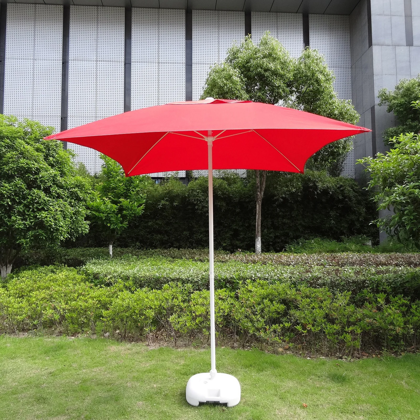 Beach Umbrella Solar Patio Umbrella Square Patio Umbrella Polyester Parasol Canopy 2x2m Sunshade Garden Umbrella Home Accessories Anti-UV Outdoor Cover