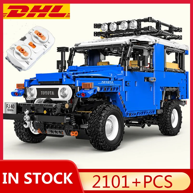 TOYOTA вездеход MOC-4889 FJ Land Cruiser внедорожник автомобиль RC модель приложение