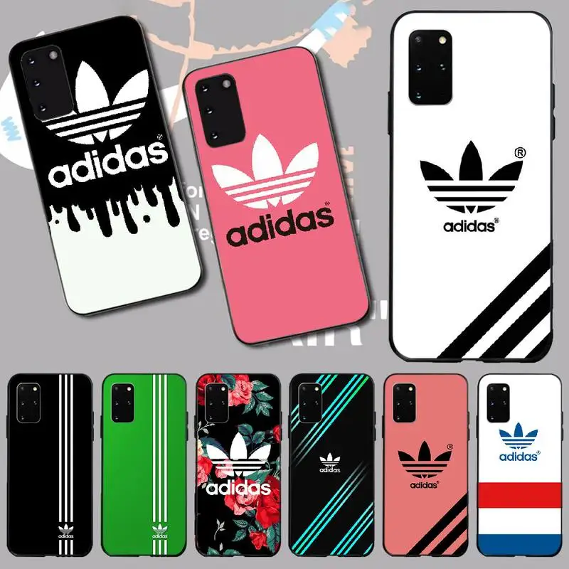 

PENGHUWAN luxury brand letter label Coque Shell Phone Case for Samsung S20 plus Ultra S6 S7 edge S8 S9 plus S10 5G
