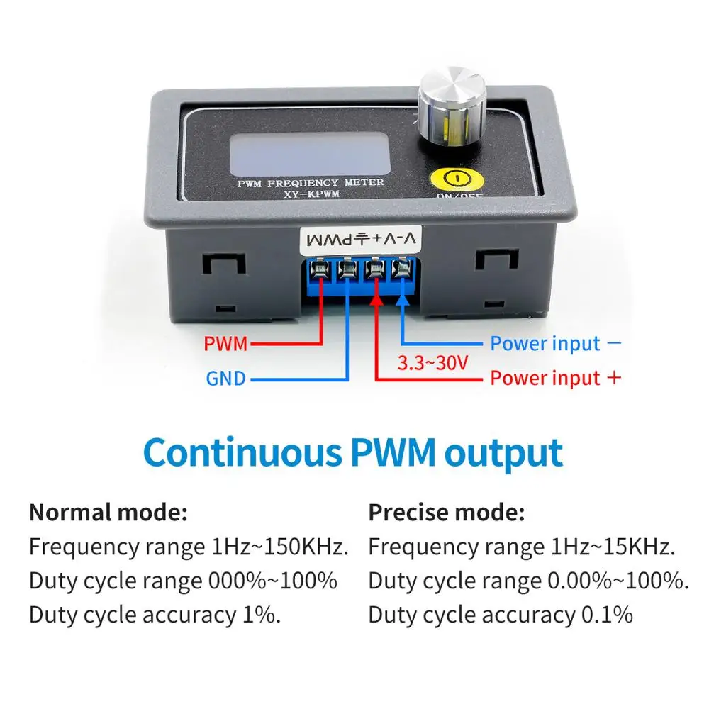 XY-PWM генератор сигналов 1-канальный 1Hz-150KHz шим частота импульсов рабочий цикл регулируемый модуль ЖК-дисплей Дисплей