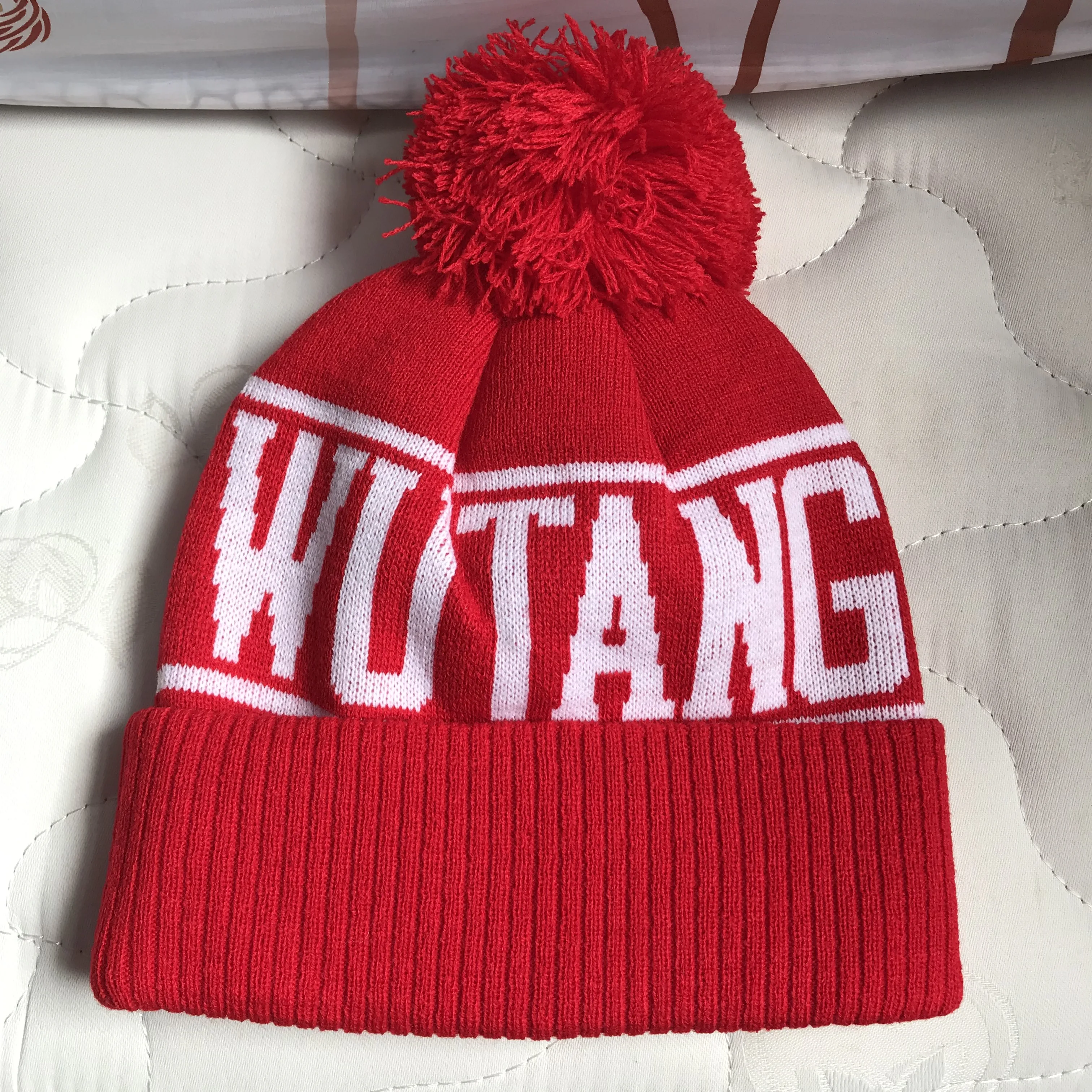 Wu Tang Pompom зимние шапки бини для женщин и мужчин Billie Eilish Ice cap Pom Hat Ladies Beenie hats забавные шапки для женщин и мужчин s Beanies
