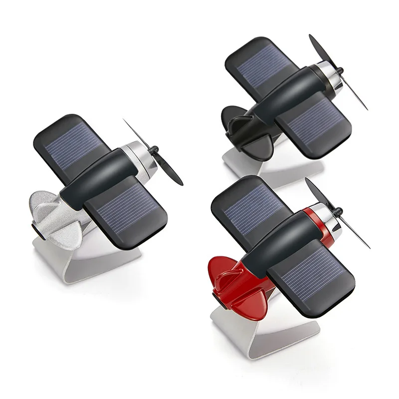 

Air Force No. 1 Solar-Powered Aircraft Model Car Interior Decoration Three-piece Set Including Anti-slip Mat + Incense Stick