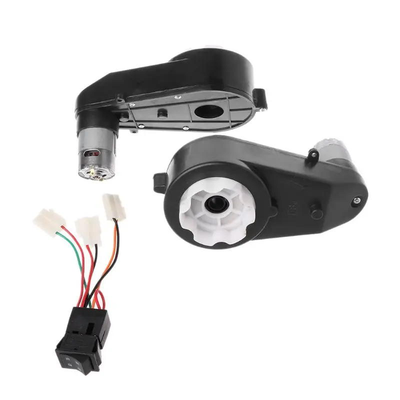Gearbox with 12V Motor,Electric Motor with Gear Box for Kids Cars 