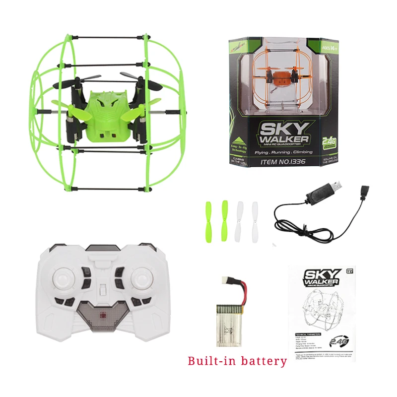1336 Mini RC Drone Ball Toy Quadcopter Sky Walker 2.4GHz 4CH Fly Ball 3D Flip Roller Drone RC Helicopter for christmas boy gift 1336 Mini RC Drone Ball Toy Quadcopter Sky Walker 2.4GHz 4CH Fly Ball 3D Flip Roller Drone RC Helicopter for christmas boy gift