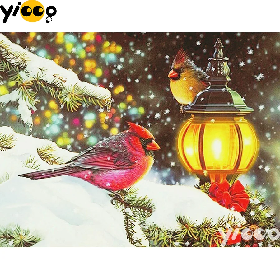 

Full Square/Round drill diamond Painting snow birds 5D DIY diamond embroidery mosaic Decoration painting BX0104