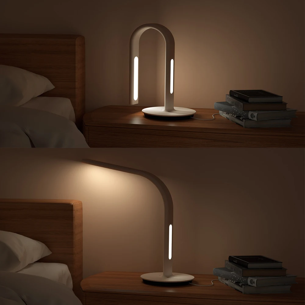  Original Xiaomi Mijia Smart LED Desk Lamp Philips Lamp Arm Dual Light Source Bedside Night Light Mi