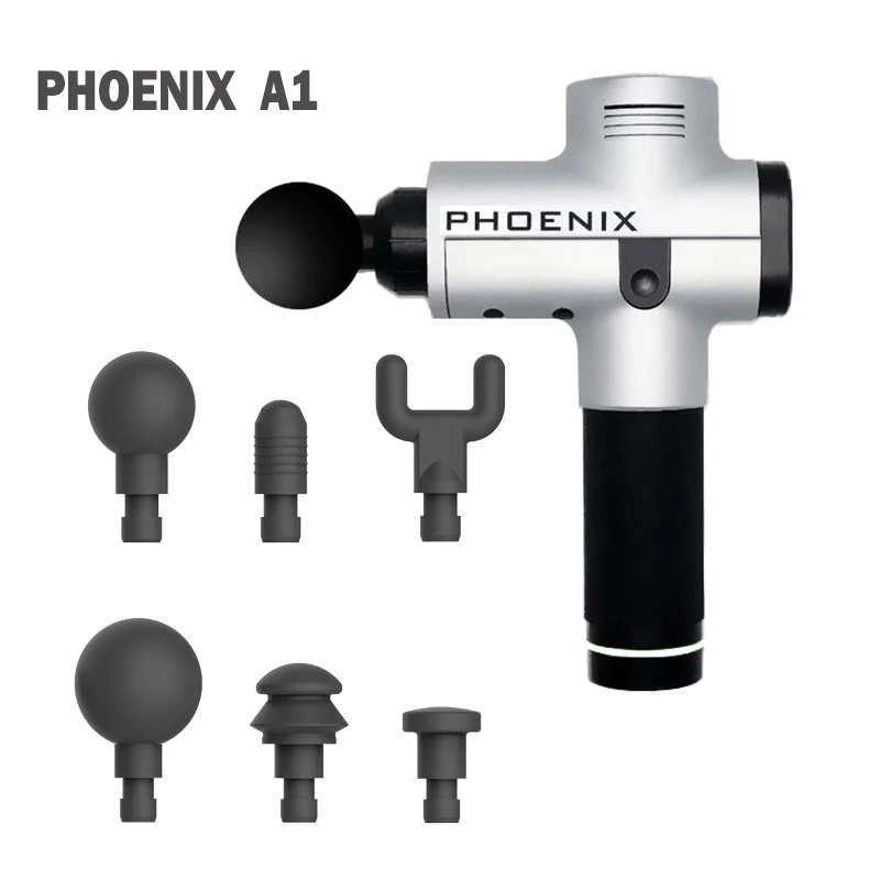 Феникс массажный пистолет фасции Массажер для физиотерапии для массажа облегчение боли тренировки фитнес-машина мышечный тренажер