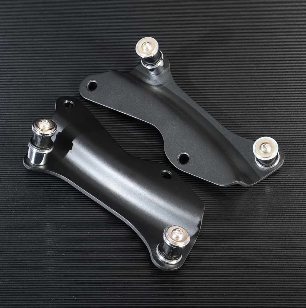 Matte Black Мотоцикл 4 точки стыковки аппаратный комплект для Harley Touring Road King Street Electra Glide FLHR FLHX FLTR FLHT FLT 14-19 FLHXSE - Цвет: Matte Black