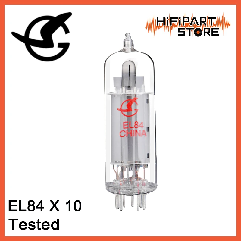 10 шт. Shuguang EL84 пробирки клапана заменить EH Mullard JJ 6P14 6BQ5 EL84T