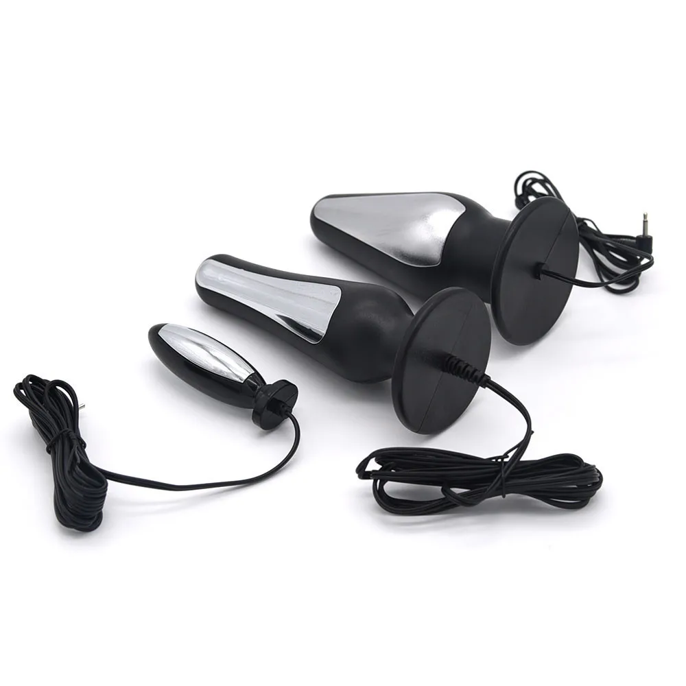 SM Electro Sex Toys Anal Vaginal Plug Masturbator