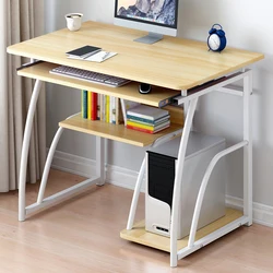 Bureau d'ordinateur avec support de clavier, 70cm, mobilier moderne pour bureau, bureau d'étude, écriture, ordinateur portable, Notebook, bureau à domicile 