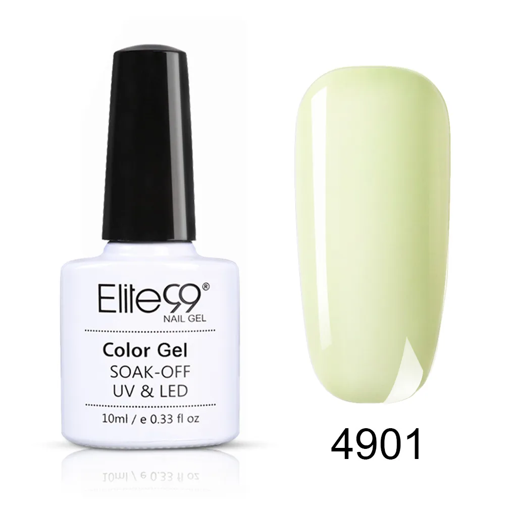 4901 Elite99 флуоресцентный Гель-лак для ногтей Гибридный лак все для маникюра Полупостоянный гель для дизайна ногтей Macaron лак для ногтей праймер - Цвет: 4901