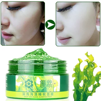 

Seaweed Mask Moisturizing Whitening Oil-control Firming Skin Shrinking Pores Face Sleep Mask