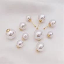 

Earpin pin can be used in high gloss imitation pearl 14K Gold Filled earplug earplug DIY handmade earring accessories